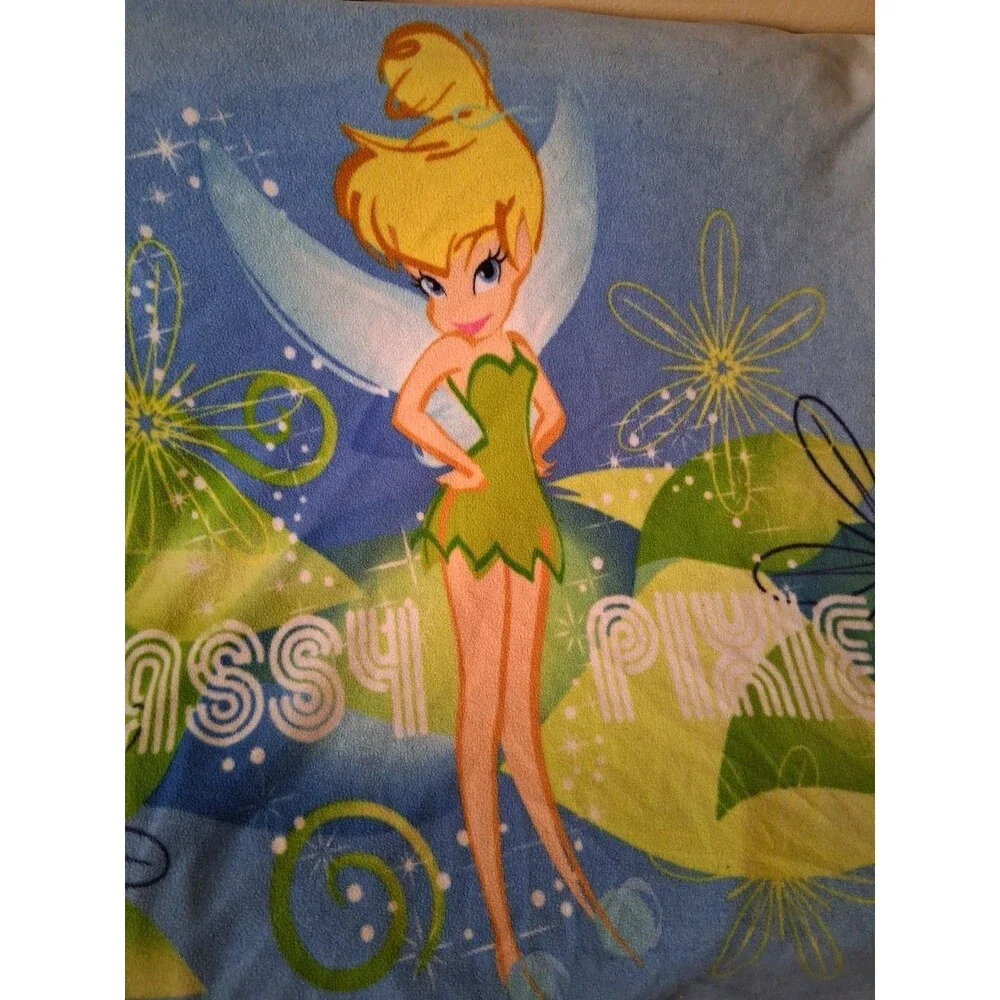 Tinkerbell Throw Blanket, Extra Large 56x52 Inch
